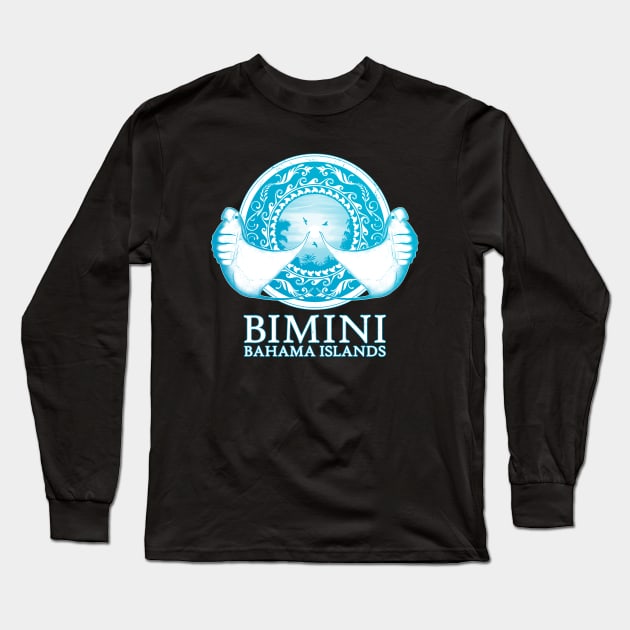 Manta Rays Bimini Bahama Islands Long Sleeve T-Shirt by NicGrayTees